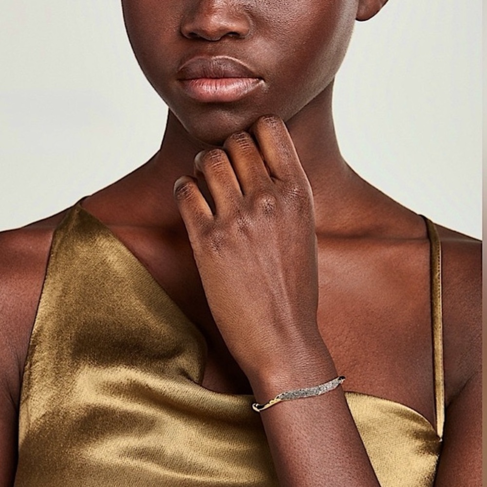 Alexis Bittar Gold Bracelet with Silver Detailing - Picture 8 of 13